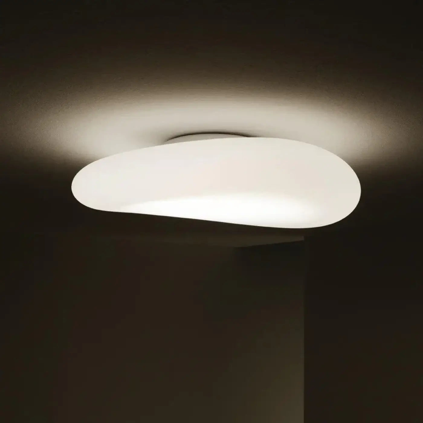 Plafonnier Led Design Donuts Blanc