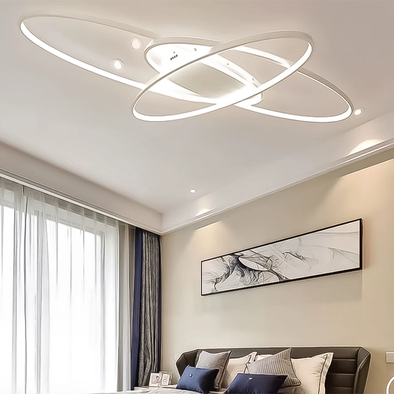 Plafonnier Led Design Noir ou Blanc