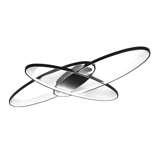 Plafonnier Led Design Noir ou Blanc