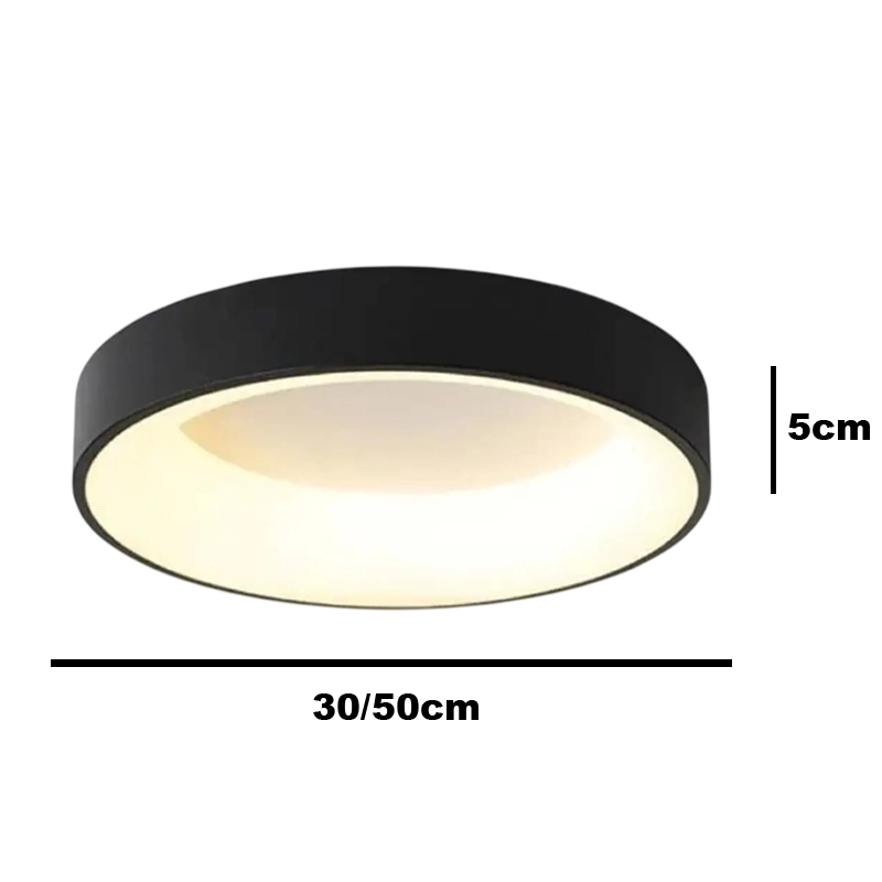 Plafonnier LED Moderne Bois