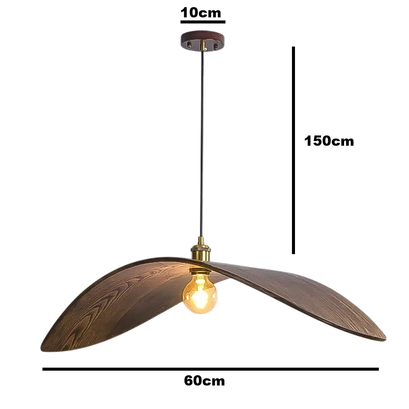 Plafonnier Suspension Design Bois