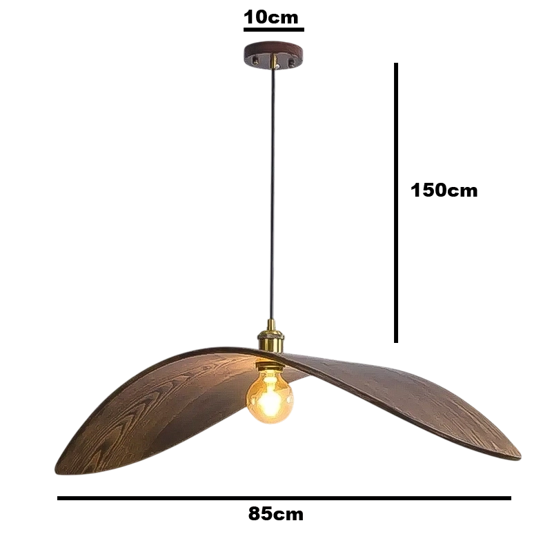 Plafonnier Suspension Design Bois
