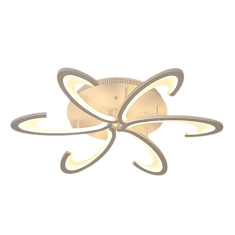 Plafonnier Lustre Led Moderne Blanc