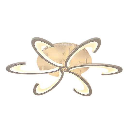 Plafonnier Lustre Led Moderne Blanc