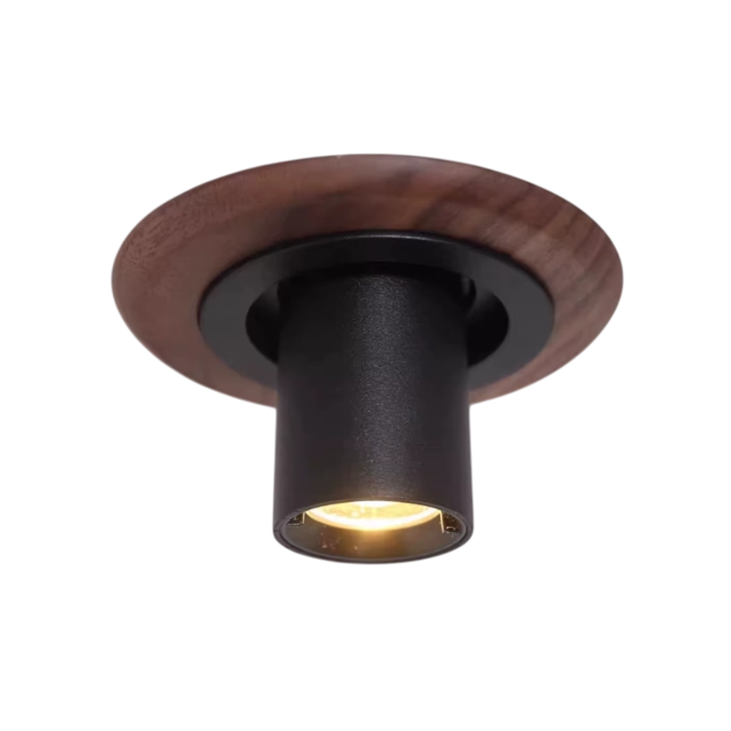 Plafonnier Spot Moderne Bois Marron