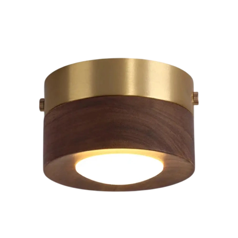 Plafonnier LED Spot Bois