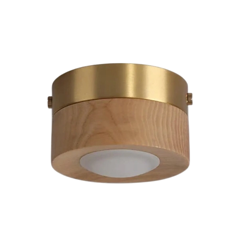 Plafonnier LED Spot Bois