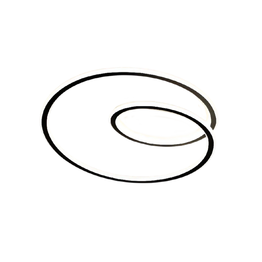 Plafonnier Led Moderne Élégant Noir