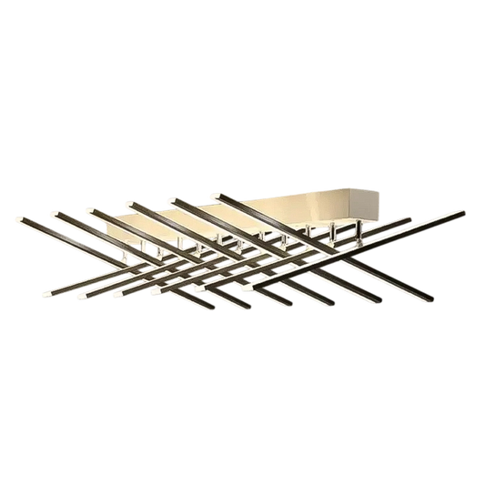 Plafonnier Led Moderne Style Graphique Noir ou Doré