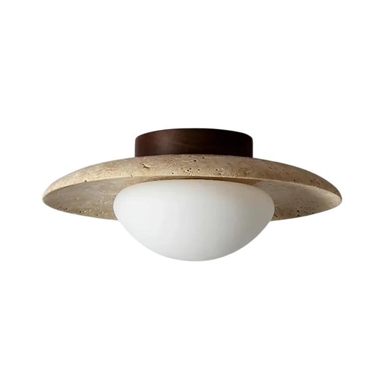 Plafonnier Moderne Style Japonais En Pierre