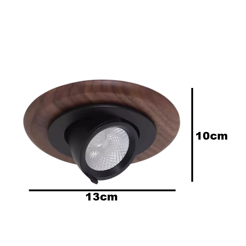 Plafonnier Spot Moderne Bois Marron