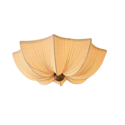 Plafonnier en tissu style japonais 