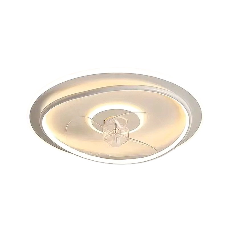 Plafonnier Ventilateur Led Moderne Noir Et Blanc